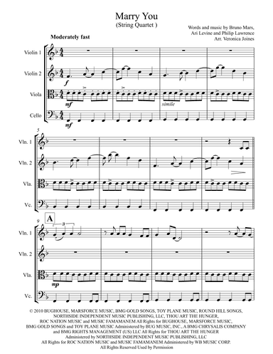 Marry You (arr. Veronica Joines)