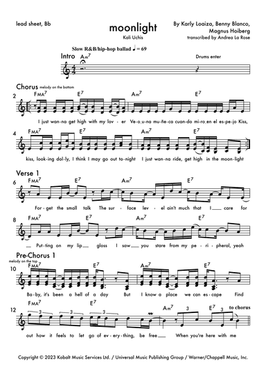 Moonlight (arr. Andrea La Rose)