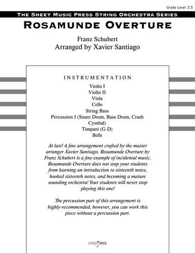 Rosamunde Overture (arr. Xavier Santiago)
