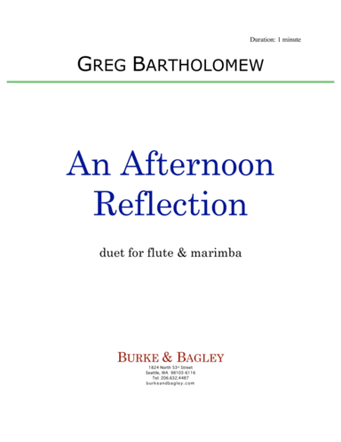 An Afternoon Reflection