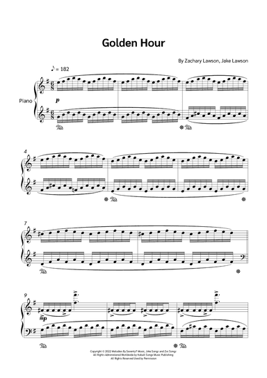 Golden Hour (arr. Jackson Spindler)