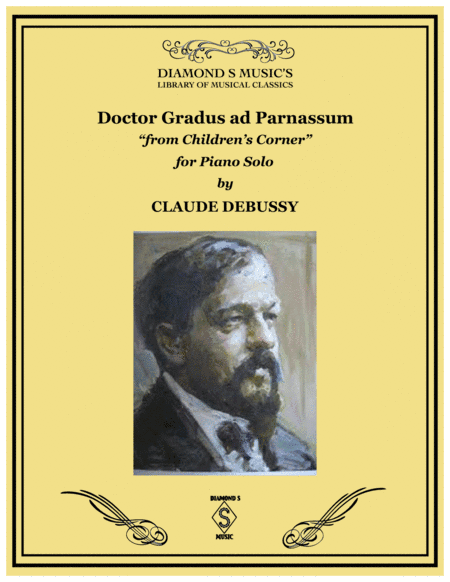DOCTOR GRADUS AD PARNASSUM from 'Children's Corner Suite' by CLAUDE DEBUSSY. PIANO SOLO (arr. Diamond S Music)