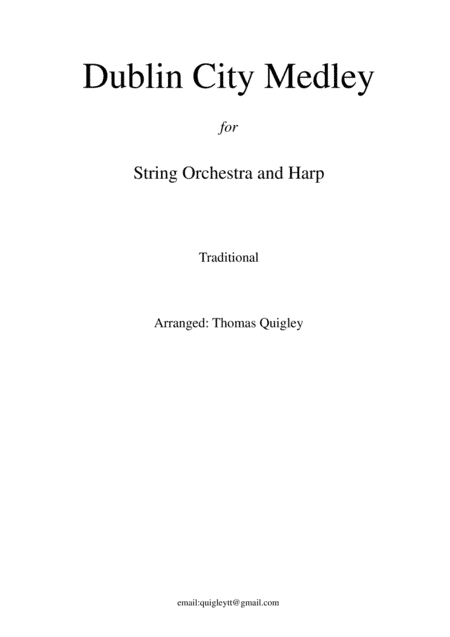 Dublin City Medley (arr. Thomas Quigley)