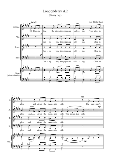 Londonderry Air (arr. Phillip Rawle)