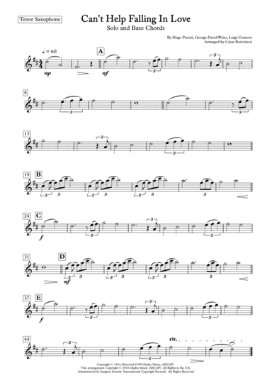 Can't Help Falling In Love (arr. ACT Bortolucci)