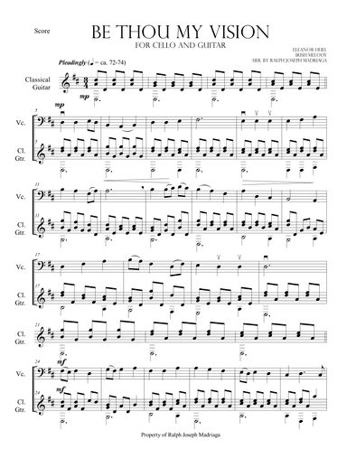 Be Thou My Vision (arr. Ralph Joseph Madriaga)
