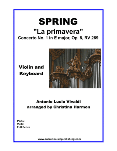 Vivaldi Spring - Violin and Keyboard. (arr. Christina Harmon)