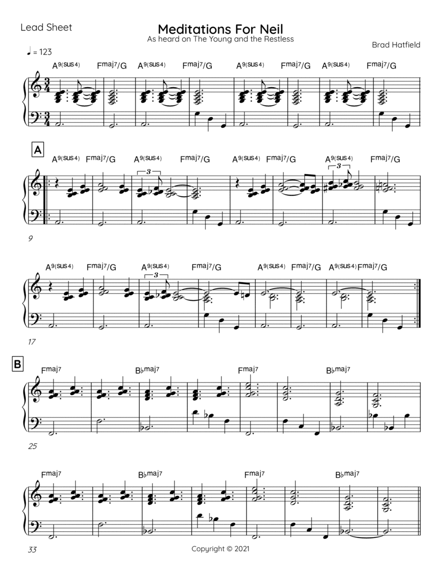 Meditations for Neil (As heard on The Young and the Restless)