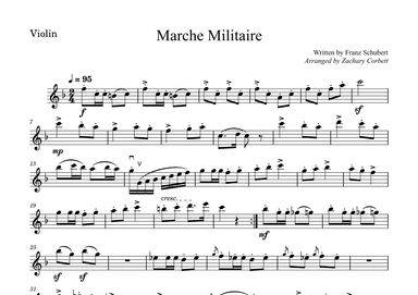 Marche Militaire (arr. Zachary Corbett)