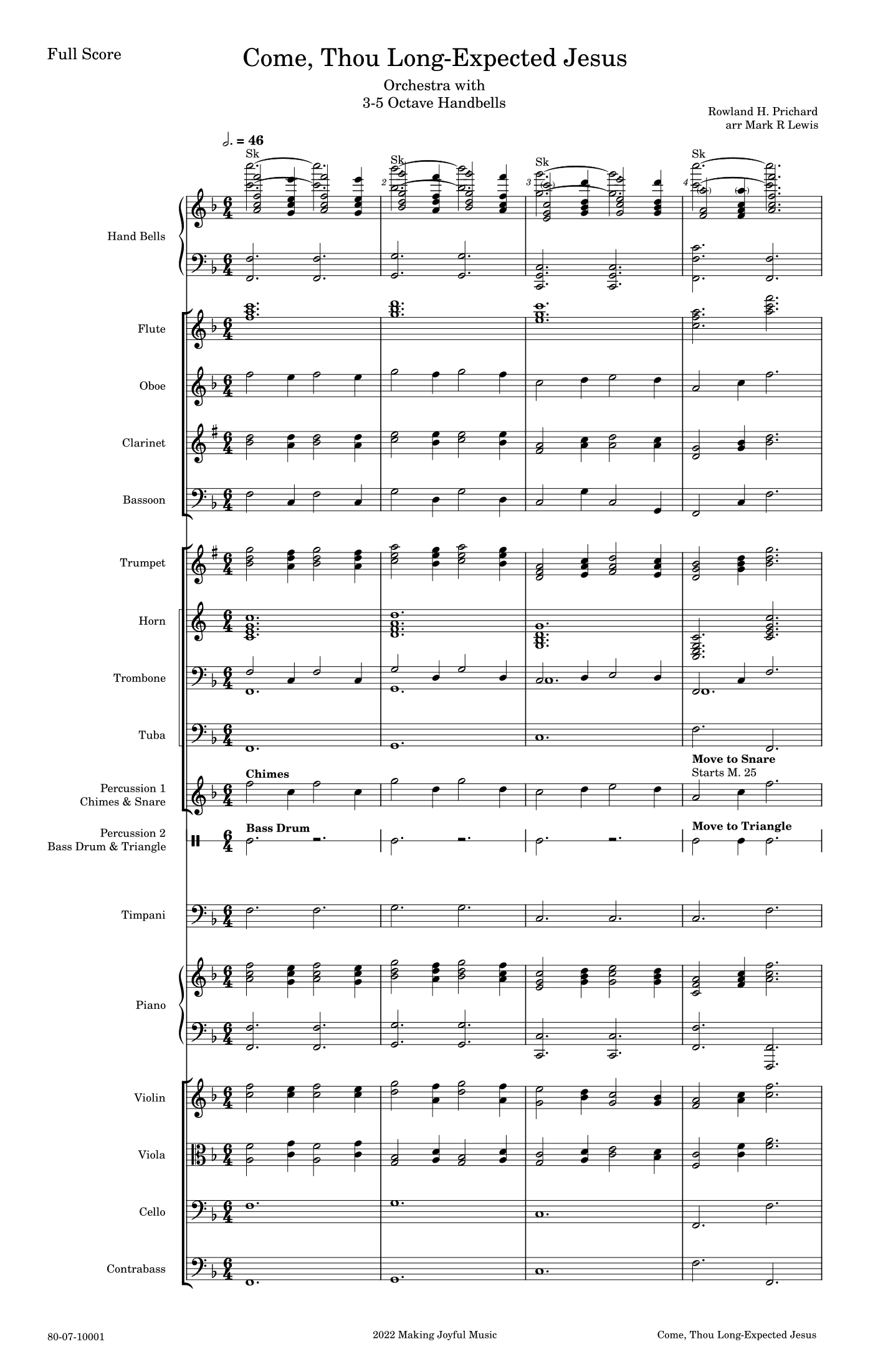 Come, Thou Long-Expected Jesus - Full Orchestra (arr. Mark R Lewis)