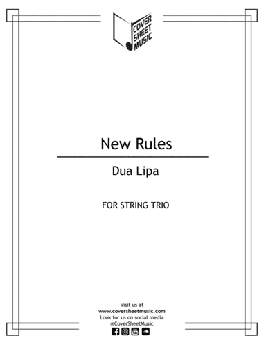 New Rules (arr. Jose Quintana)