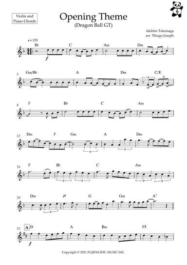 Dragon Ball Gt (arr. Thiago Joseph)