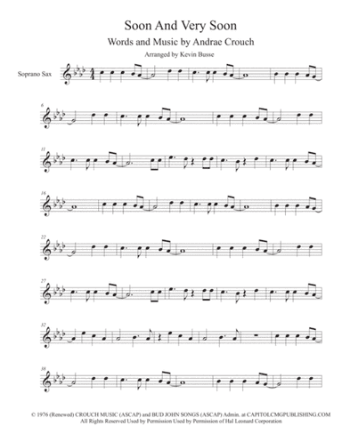 Soon And Very Soon (arr. Kevin Busse)