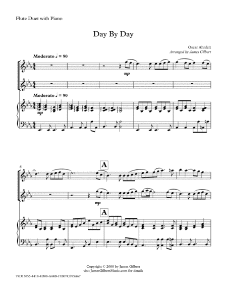 Day By Day (arr. James Gilbert)