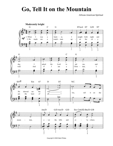Go, Tell It on the Mountain (arr. Mark Phillips)