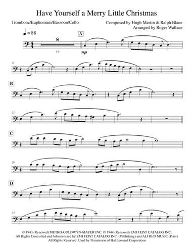 Have Yourself A Merry Little Christmas (arr. Roger Wallace)
