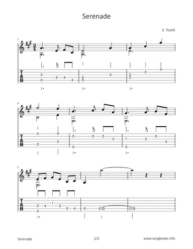 Serenade (arr. Bettina Schipp)