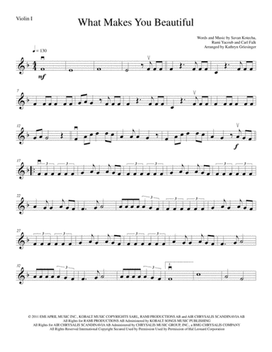 What Makes You Beautiful (arr. Kathryn Griesinger)
