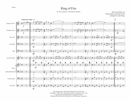 Ring Of Fire (arr. Jim Bicigo)