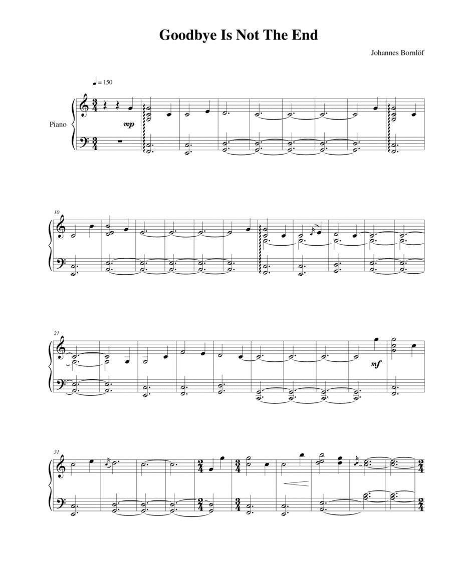 Goodbye Is Not The End