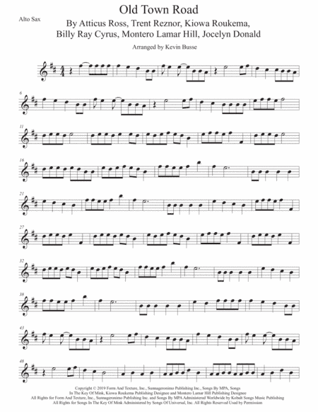 Old Town Road (remix) (arr. Kevin Busse)