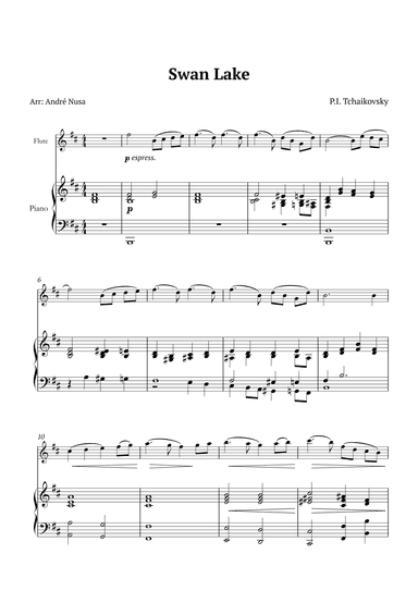 Swan Lake (arr. André Nusa)