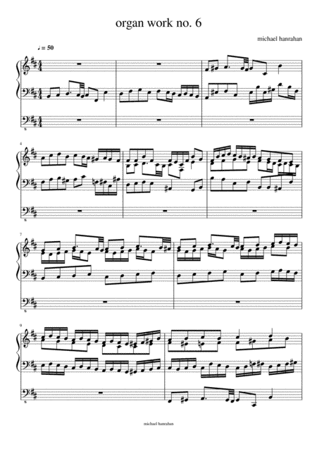 Organ work no.6