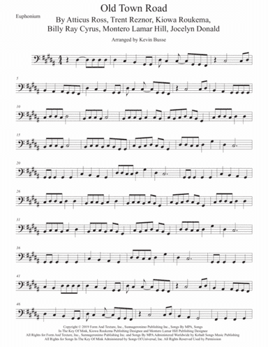Old Town Road (remix) (arr. Kevin Busse)