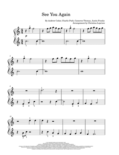 See You Again (arr. Christina Lopriore)