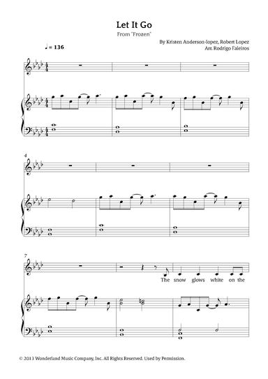 Let It Go (arr. Rodrigo Faleiros)