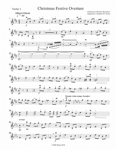 Christmas Festive Overture (Winter Overture) (arr. Stephen M. Taylor)