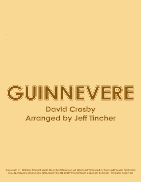 Guinnevere (arr. Jeff Tincher)