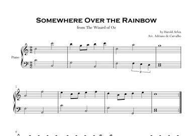 Somewhere Over The Rainbow/what A Wonderful World (arr. Freire Carvalho Editorac?o)