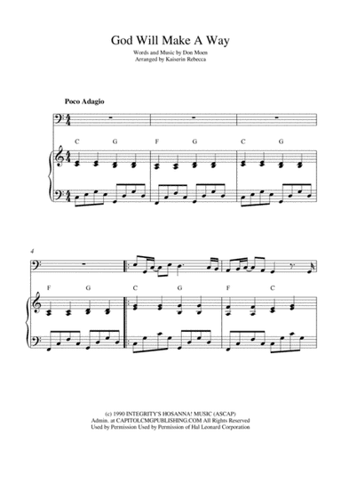 God Will Make A Way (arr. Kaiserin Rebecca)
