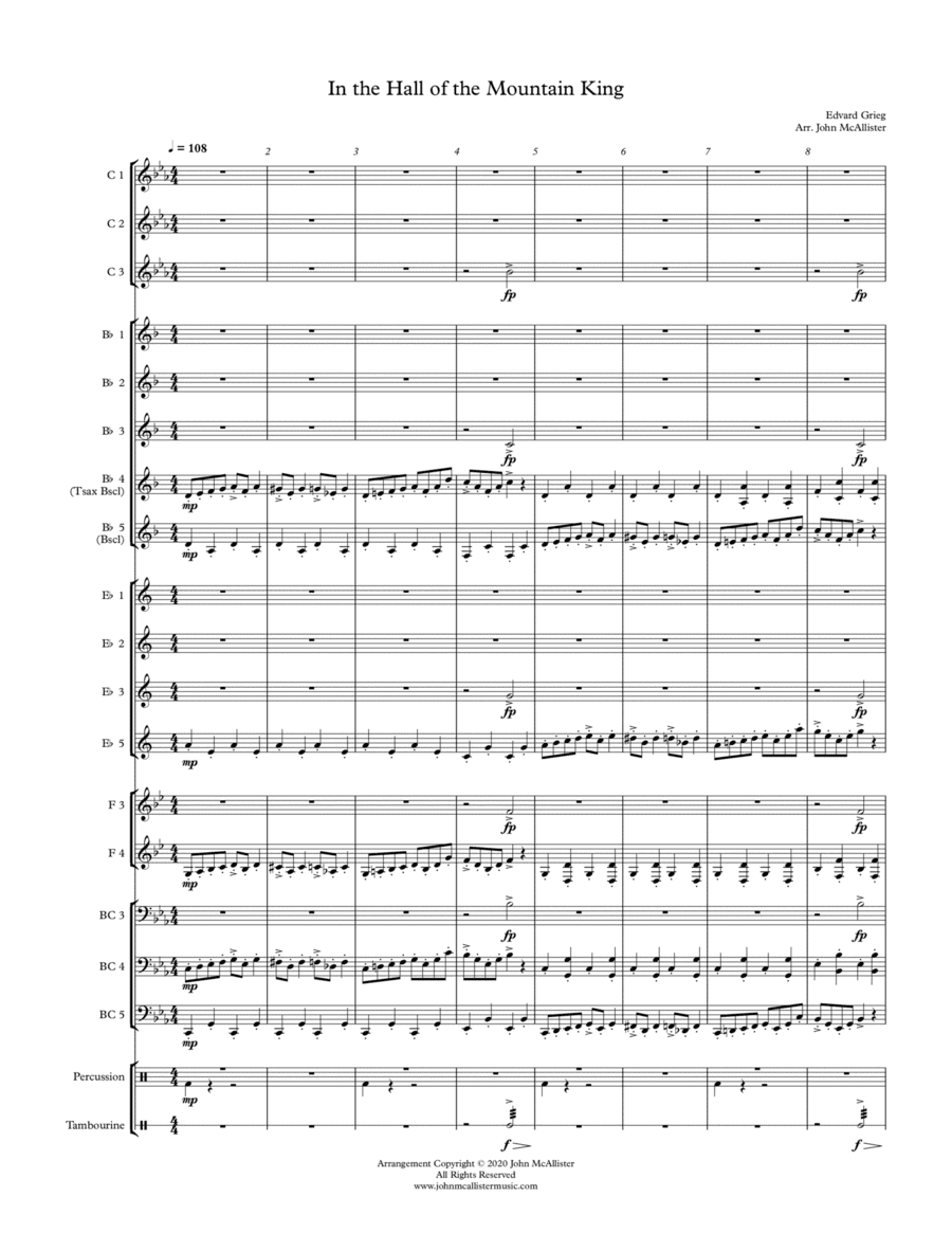 In the Hall of the Mountain King - Adaptable Quintet (arr. John McAllister)