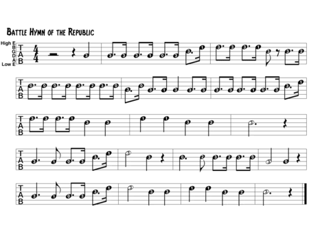 The Battle Hymn of the Republic (arr. J. Hunt)