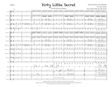 Dirty Little Secret (arr. Zach Green)