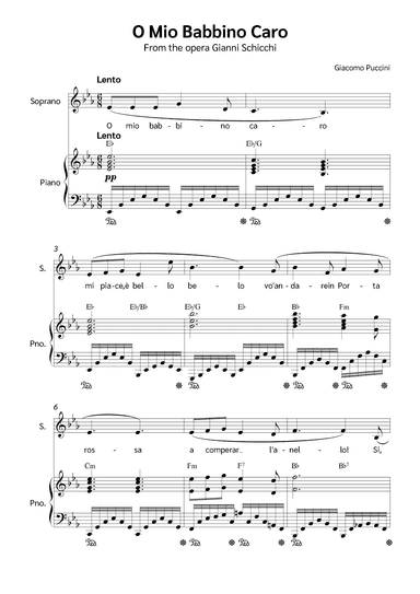 O Mio Babbino Caro (arr. Jackson Spindler)