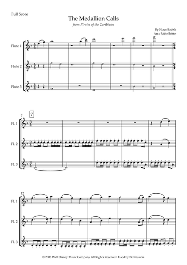 The Medallion Calls (arr. Fabio Britto)