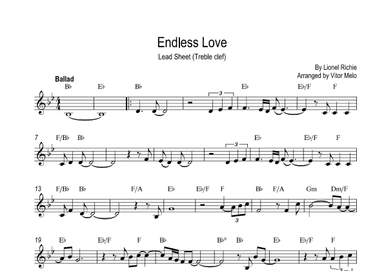 Endless Love (arr. Vitor Melo)