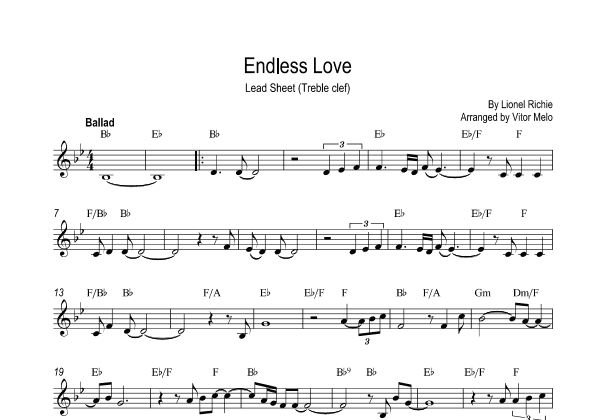 Endless Love (arr. Vitor Melo)