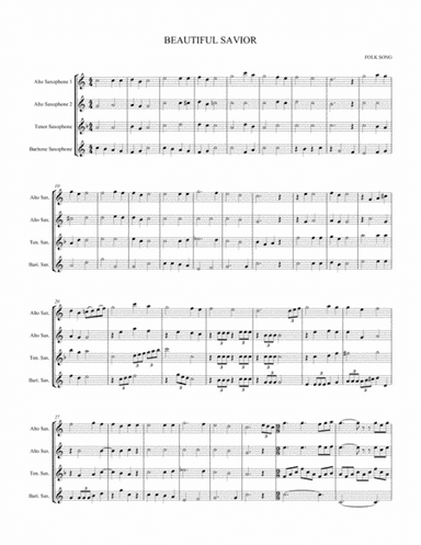 Beautiful Savior and Blessed Assurance (arr. theupperstaff.com)