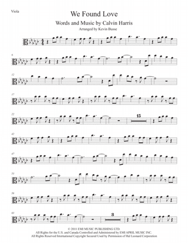 We Found Love (arr. Kevin Busse)