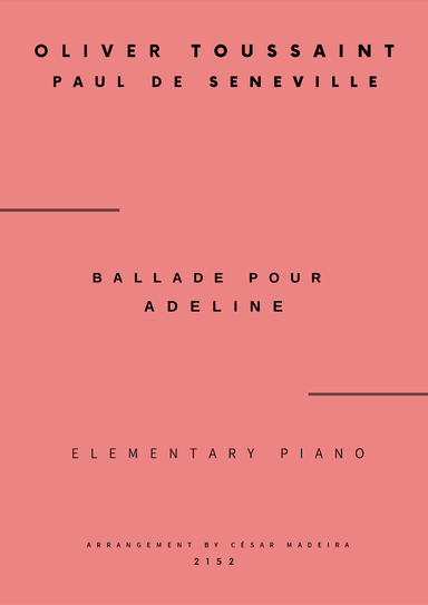 Ballade Pour Adeline (arr. César Madeira)