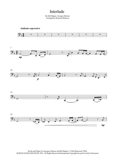 Interlude (arr. Kaiserin Rebecca)
