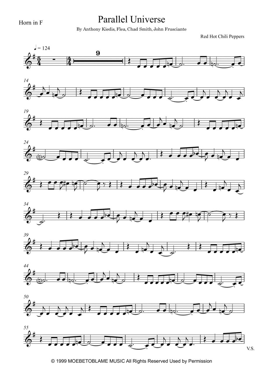 Parallel Universe (arr. André Laitano)