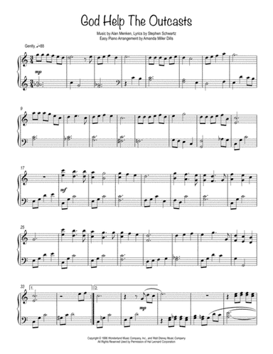 God Help The Outcasts (arr. Amanda Dills)