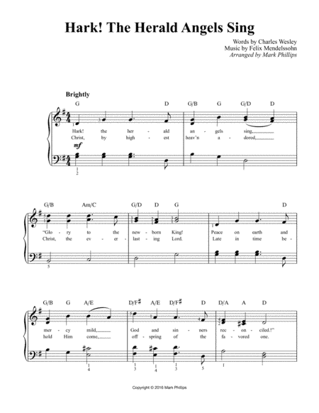 Hark! The Herald Angels Sing (arr. Mark Phillips)