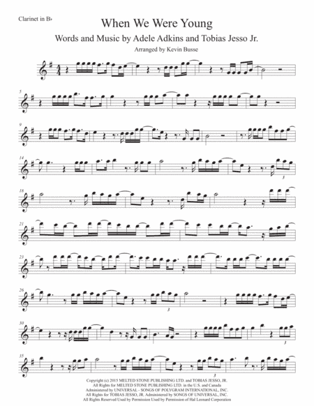 When We Were Young (arr. Kevin Busse)