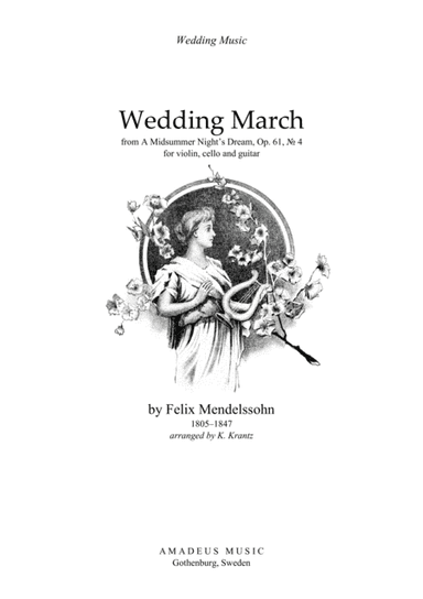 Wedding March for violin, cello and guitar (arr. Klas Krantz)